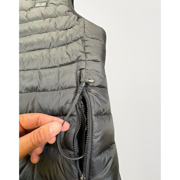 NEBERON Men’s Heated Vest Black Red Zipper Battery Not Included Size XL - Picture 3 of 8